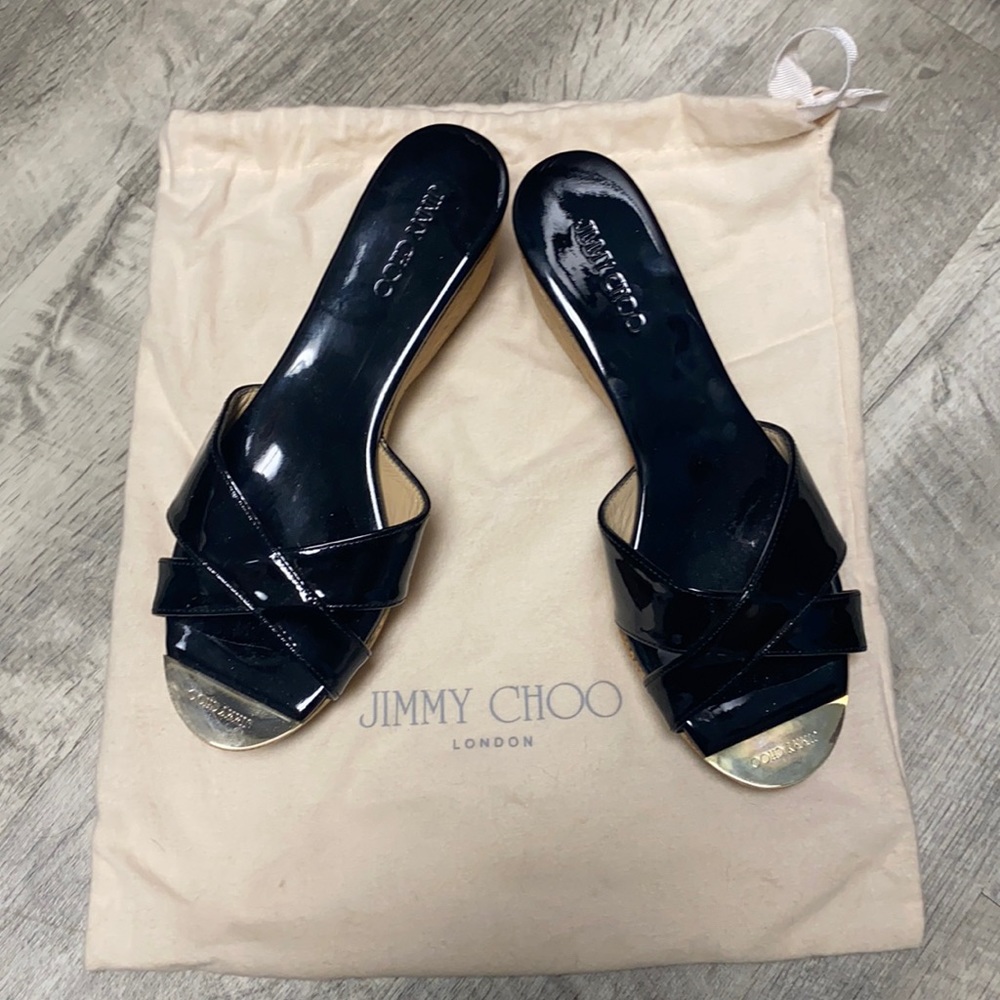 Jimmy Choo Cork Platform Sandal (NWOT)